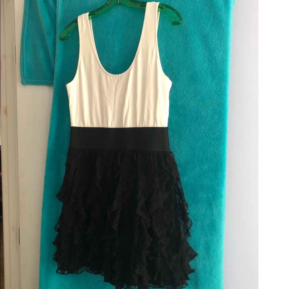 Express Tank Top & Lace Skirt Dress